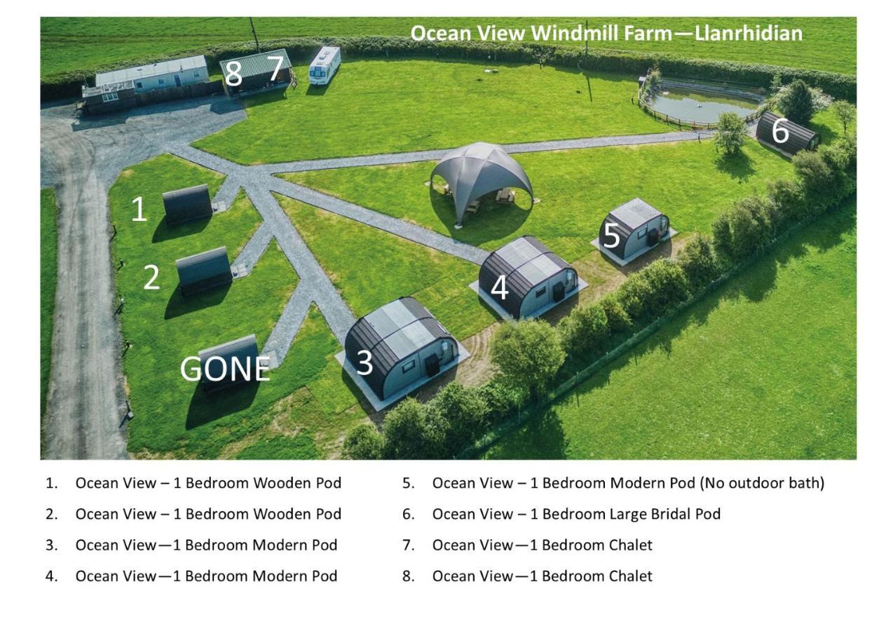 Ocean View 5 - 1 Bedroom Modern Pod - Llanrhidian Kültér fotó